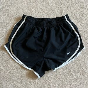 black nike shorts